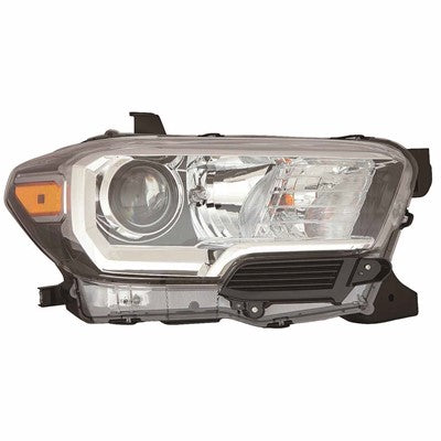 2016 toyota tacoma front passenger side replacement led headlight assembly arswlto2503243c