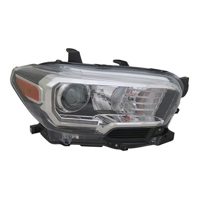 2020 toyota tacoma front passenger side replacement led headlight assembly arswlto2503244c