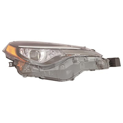 2019 toyota corolla front passenger side replacement led headlight assembly arswlto2503249c