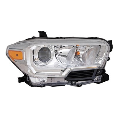 2019 toyota tacoma front passenger side replacement led headlight assembly lens and housing arswlto2503284c