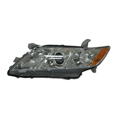 2008 toyota camry front driver side replacement headlight lens and housing arswlto2518105v