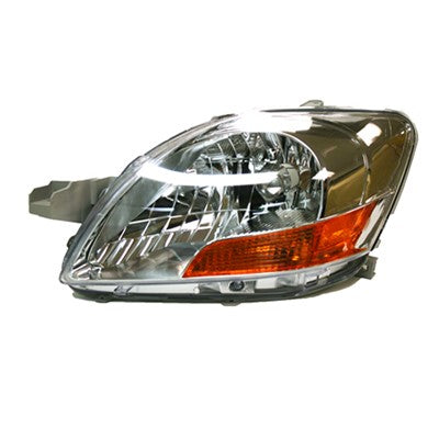 2010 toyota yaris front driver side replacement headlight lens and housing arswlto2518108v