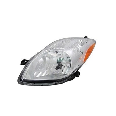 2009 toyota yaris front driver side replacement headlight lens and housing arswlto2518123v