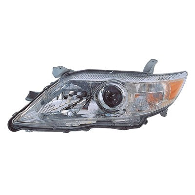 2011 toyota camry front driver side replacement headlight lens and housing arswlto2518125c