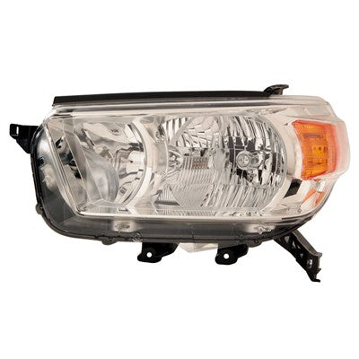 2010 toyota 4runner front driver side replacement headlight lens and housing arswlto2518127c