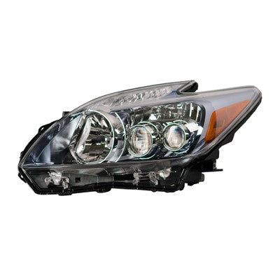 2011 toyota prius front driver side oem led headlight assembly arswlto2518140oe