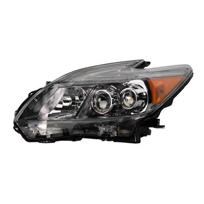 2013 toyota prius front driver side oem led headlight lens and housing arswlto2518141oe