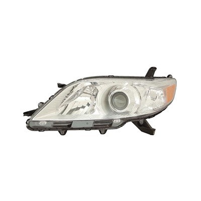 2013 toyota sienna front driver side replacement hid headlight lens and housing arswlto2518143c