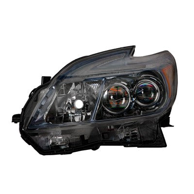 2012 toyota prius plug in front driver side oem led headlight lens and housing arswlto2518149oe