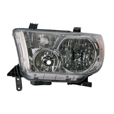 2015 toyota sequoia front driver side oem headlight lens and housing arswlto2518187oe