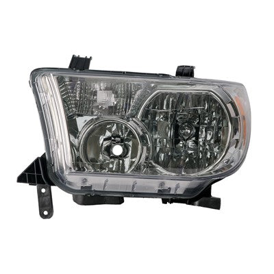 2014 toyota sequoia front driver side oem headlight lens and housing arswlto2518187oe