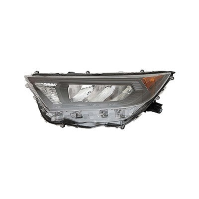 2019 toyota rav4 front driver side replacement led headlight lens and housing arswlto2518200c
