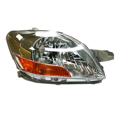 2007 toyota yaris front passenger side replacement headlight lens and housing arswlto2519108v