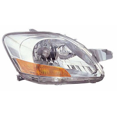 2009 toyota yaris front passenger side replacement headlight lens and housing arswlto2519108c