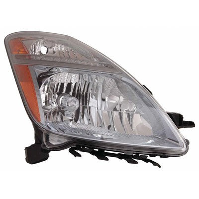 2006 toyota prius front passenger side replacement hid headlight lens and housing arswlto2519112