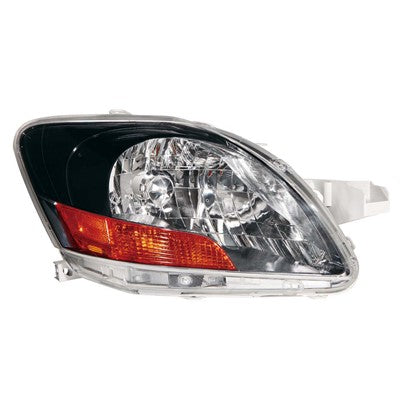 2009 toyota yaris front passenger side replacement headlight lens and housing arswlto2519120c