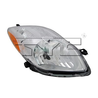 2010 toyota yaris front passenger side replacement headlight lens and housing arswlto2519123c