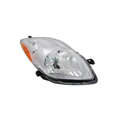 2009 toyota yaris front passenger side replacement headlight lens and housing arswlto2519123v