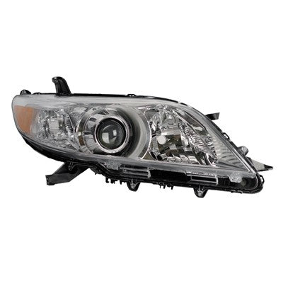 2012 toyota sienna front passenger side oem hid headlight lens and housing arswlto2519143oe