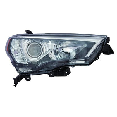 2020 toyota 4runner front passenger side replacement headlight lens and housing arswlto2519150c