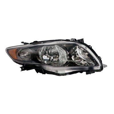 2009 toyota corolla front passenger side oem headlight lens and housing arswlto2519164oe