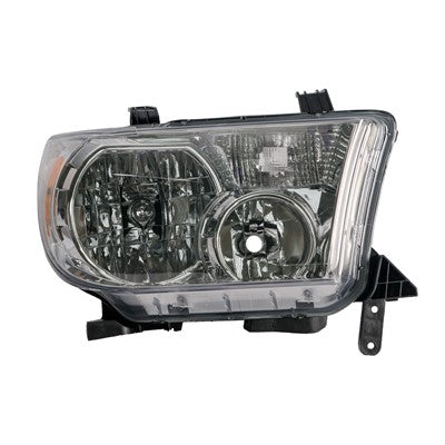 2015 toyota sequoia front passenger side oem headlight lens and housing arswlto2519187oe