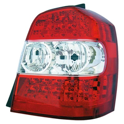 2007 toyota highlander rear passenger side replacement tail light lens and housing arswlto2801162v