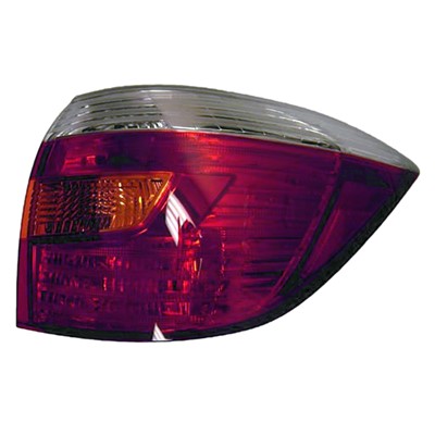 2008 toyota highlander rear passenger side replacement tail light lens and housing arswlto2801173v