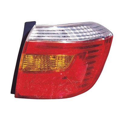 2009 toyota highlander rear passenger side replacement tail light lens and housing arswlto2801173c