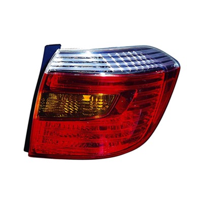 2008 toyota highlander rear passenger side replacement tail light lens and housing arswlto2801174v