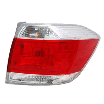 2012 toyota highlander rear passenger side replacement tail light assembly arswlto2801185v