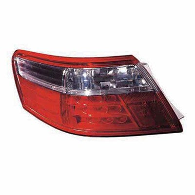 2008 toyota camry rear driver side replacement led tail light lens and housing arswlto2804103c