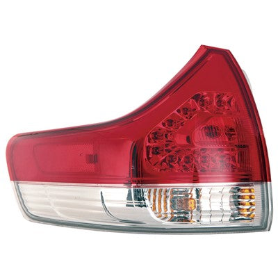 2012 toyota sienna rear driver side replacement tail light assembly arswlto2804107c