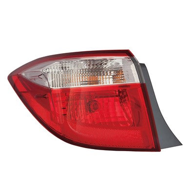 2015 toyota corolla rear driver side replacement tail light assembly arswlto2804118c