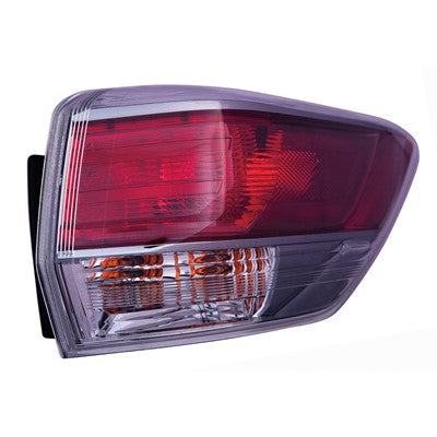 2014 toyota highlander rear driver side replacement tail light assembly arswlto2804120c