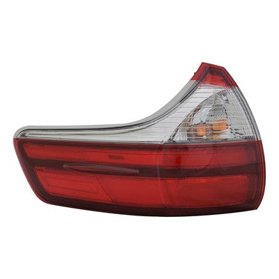 2020 toyota sienna rear driver side replacement tail light assembly arswlto2804155