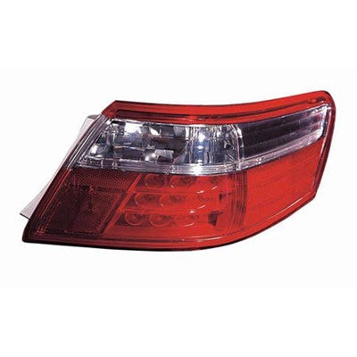 2008 toyota camry rear passenger side replacement led tail light lens and housing arswlto2805103c