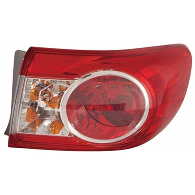 2013 toyota corolla rear passenger side replacement tail light assembly arswlto2805111v