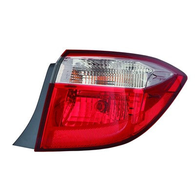 2015 toyota corolla rear passenger side replacement tail light assembly arswlto2805118c