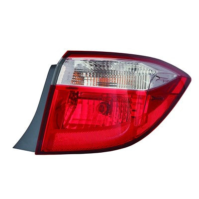 2014 toyota corolla rear passenger side replacement tail light assembly arswlto2805118c