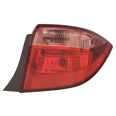 2019 toyota corolla rear passenger side replacement led tail light assembly arswlto2805130v