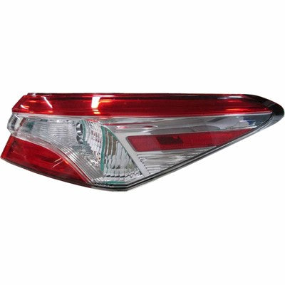 2018 toyota camry rear passenger side replacement tail light lens and housing arswlto2805138c