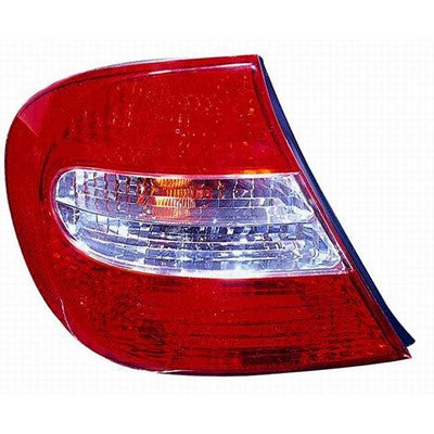 2002 toyota camry rear driver side replacement tail light lens and housing arswlto2818130c