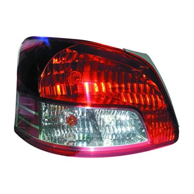 2010 toyota yaris rear driver side replacement tail light lens and housing arswlto2818133c