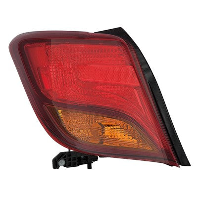 2015 toyota yaris rear driver side replacement tail light lens and housing arswlto2818154c