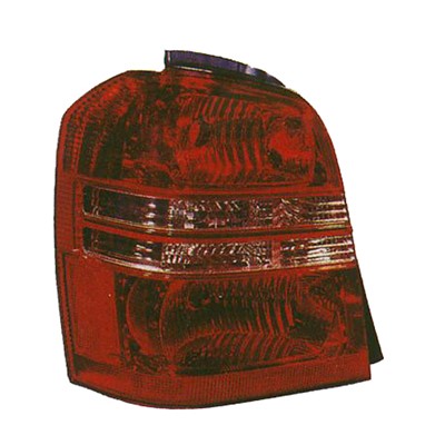 2001 toyota highlander rear passenger side replacement tail light lens and housing arswlto2819119