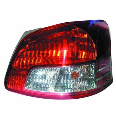 2011 toyota yaris rear passenger side replacement tail light lens and housing arswlto2819133v