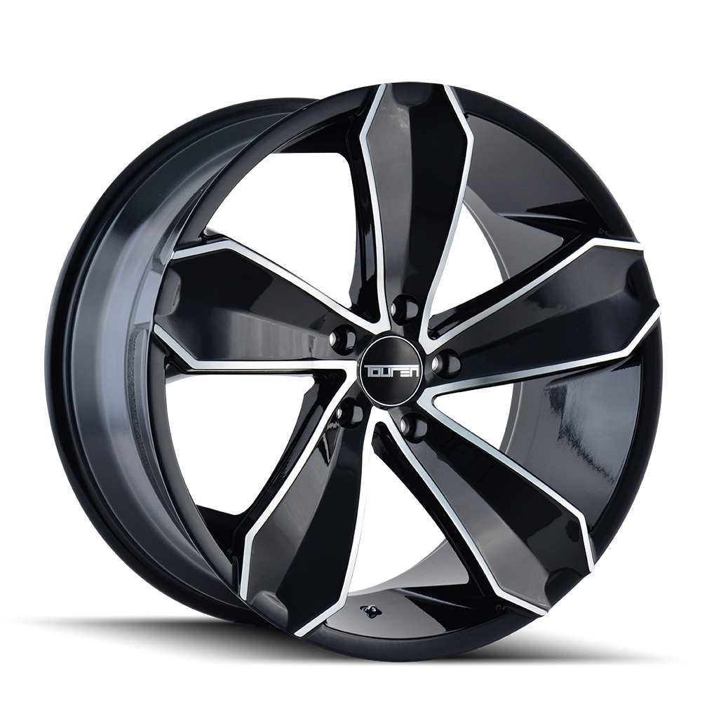 Touren 20"x8.5" Non-Chrome Gloss Black/Machined Face Custom Wheel ARSWCW32712845B30