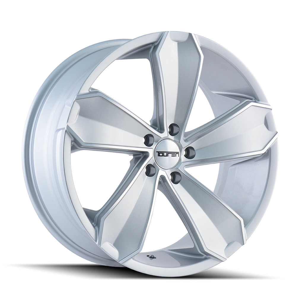 Touren 20"x8.5" Non-Chrome Gloss Silver/Machined Face Custom Wheel ARSWCW32712812S30