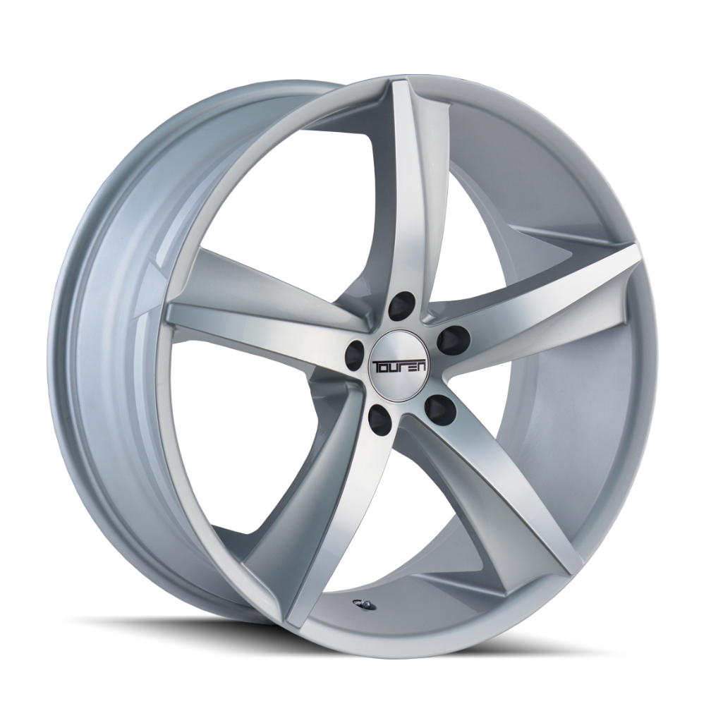 Touren 20"x10" Non-Chrome Gloss Silver/Machined Face Custom Wheel ARSWCW32722112S20